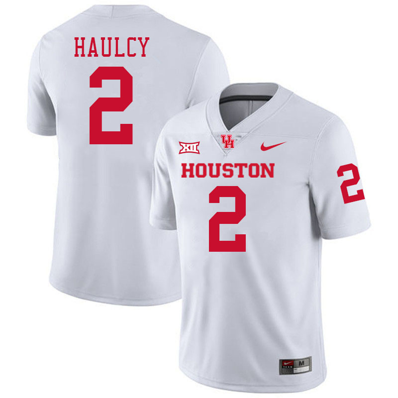 A.J. Haulcy Houston Jersey,Houston Cougars #2 A.J. Haulcy Jersey Youth College Uniforms-White